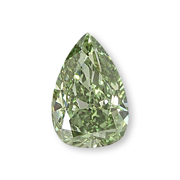 實驗室綠彩鑽水滴形裸石10克拉 