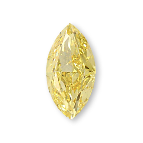 實驗室黃彩鑽馬眼形裸石5克拉 