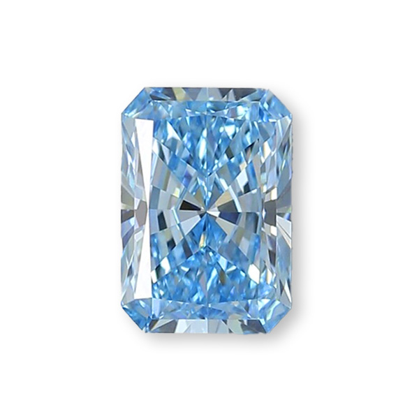 實驗室藍彩鑽雷帝恩形裸石7克拉 