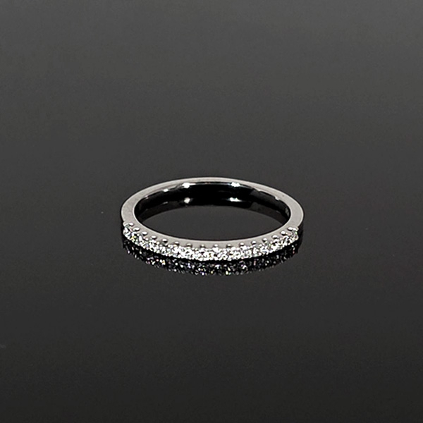 實驗室鑽石男女小圓鑽戒指 