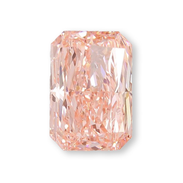 實驗室粉紅彩鑽雷帝恩形裸石10克拉 